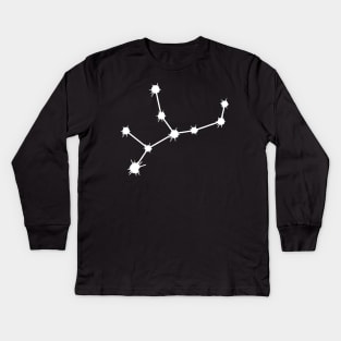 Virgo Constellation Kids Long Sleeve T-Shirt